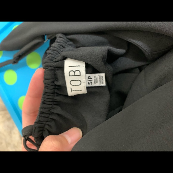 Black deep V maxi dress - Picture 3 of 4